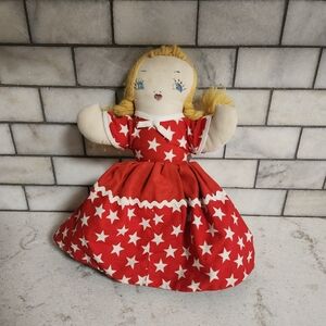 Vtg. Flip doll topsy tervy doll with Americana 4th of july dress